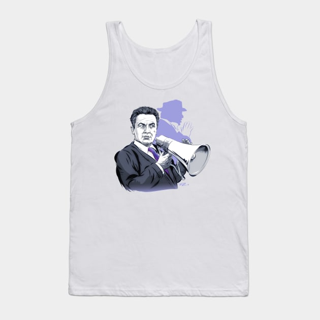 Federico Fellini - An illustration by Paul Cemmick Tank Top by PLAYDIGITAL2020